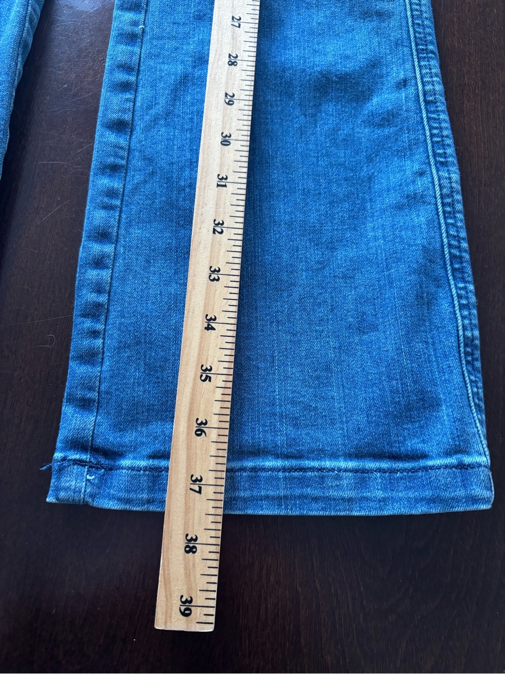 Spanx Kick Flare Jeans S Vintage
Indigo Shaping Denim Pull-On Pants Stretch - Picture 9 of 9